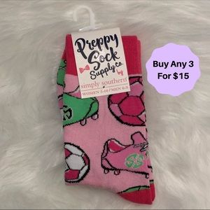 NWT Simply Southern Soccer Socks